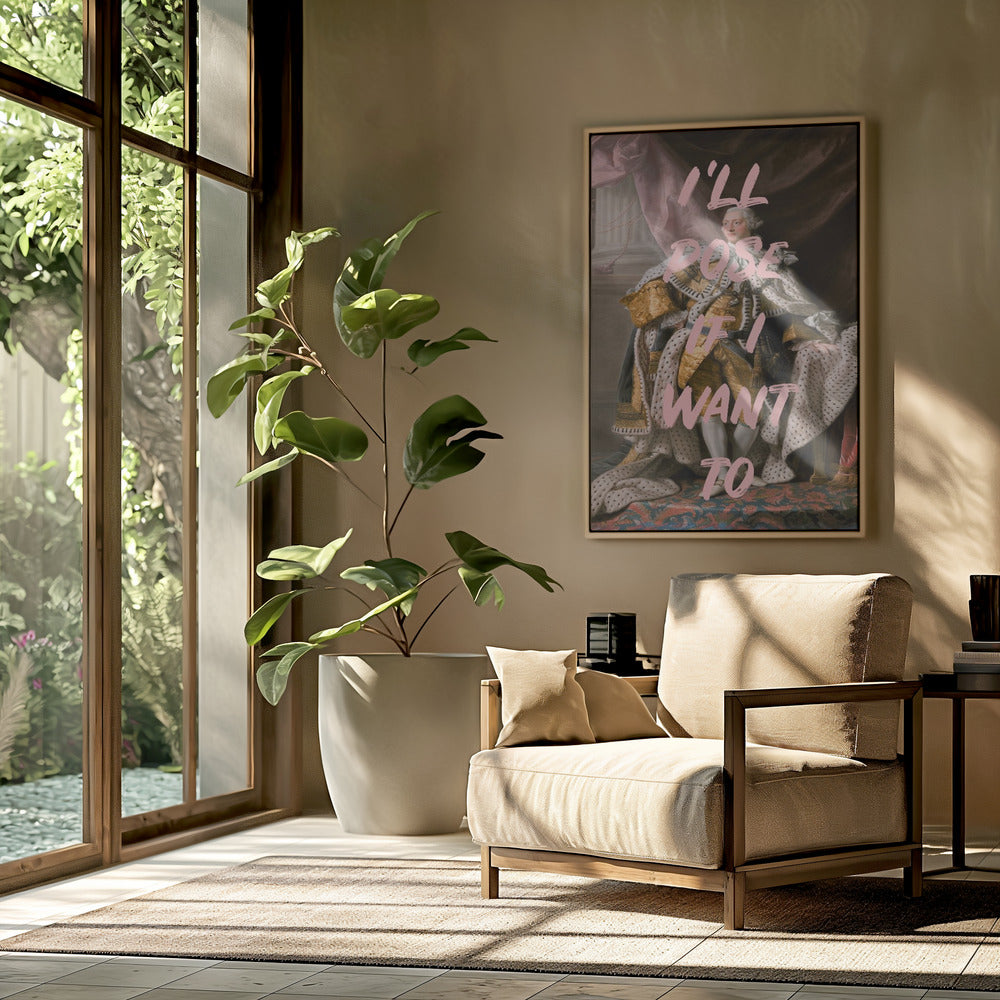 Kingposerpink Ratio2x3 | Poster