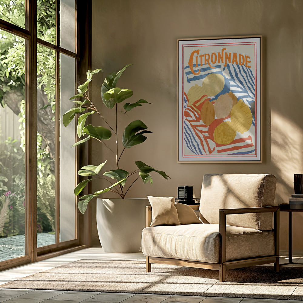 Citronnade Blue and Red | Poster