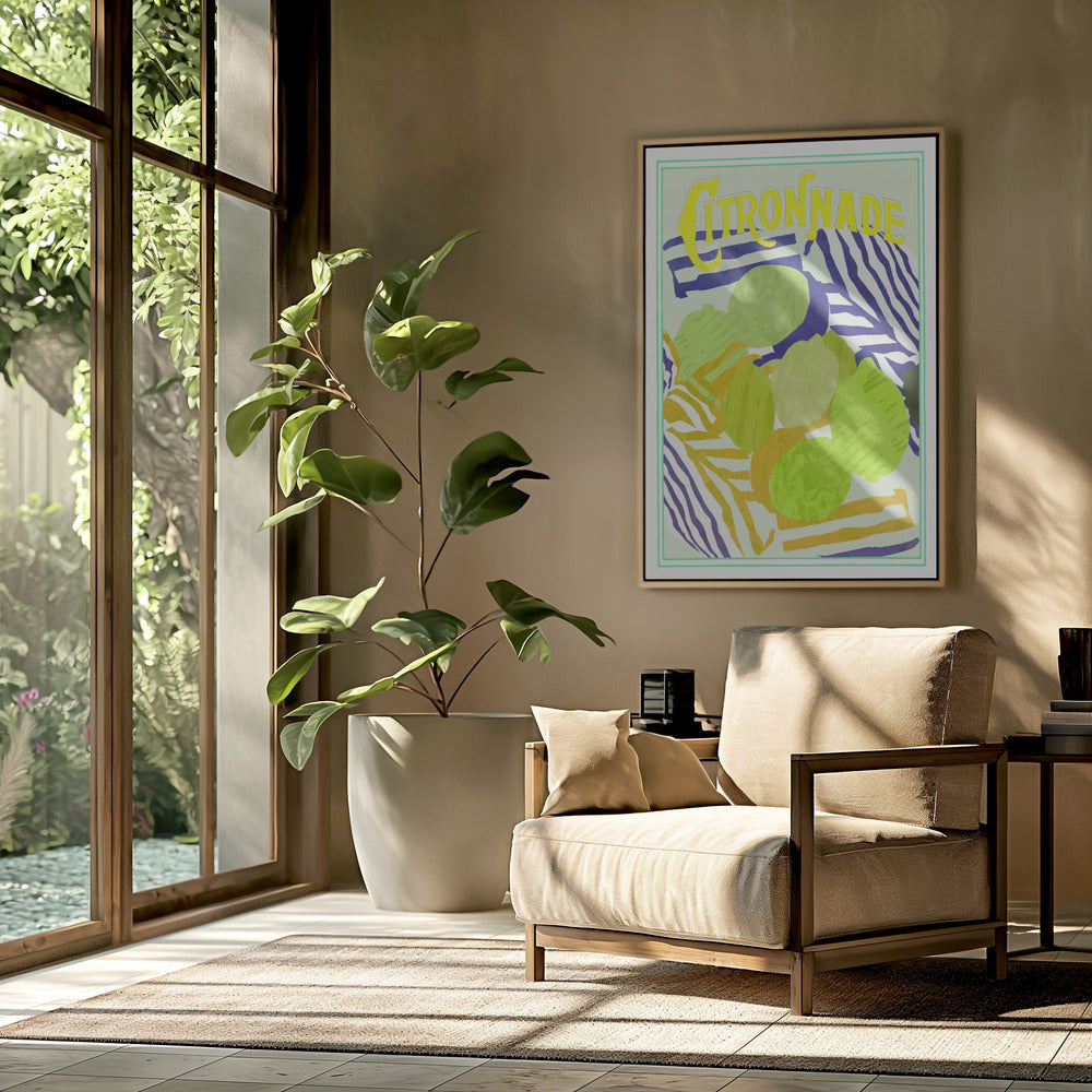 Citronnade Yellow and Green | Poster
