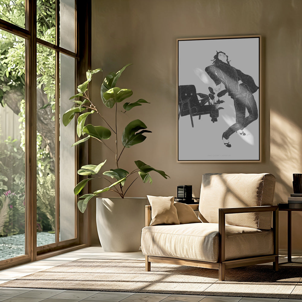 Jlr Dancingathome6 Blackandwhite Copy | Poster