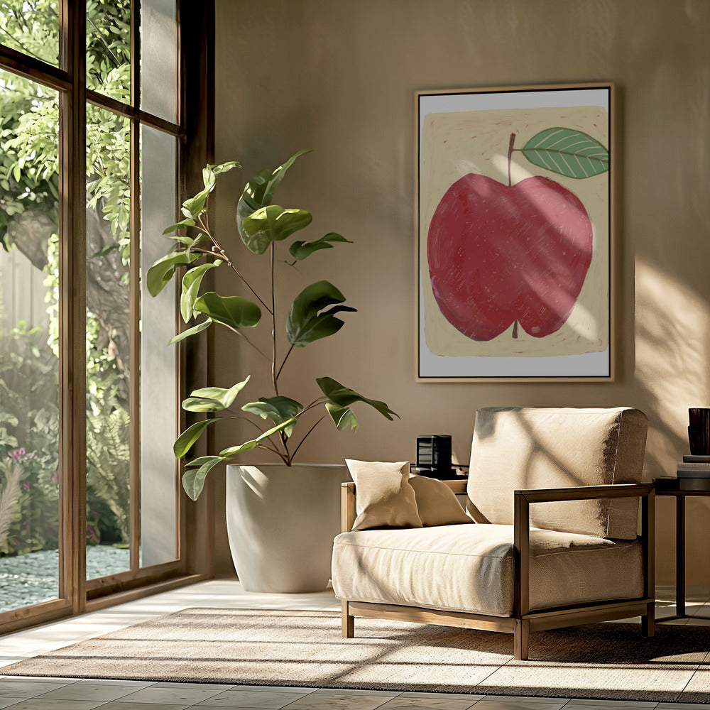 Big red apple | Poster