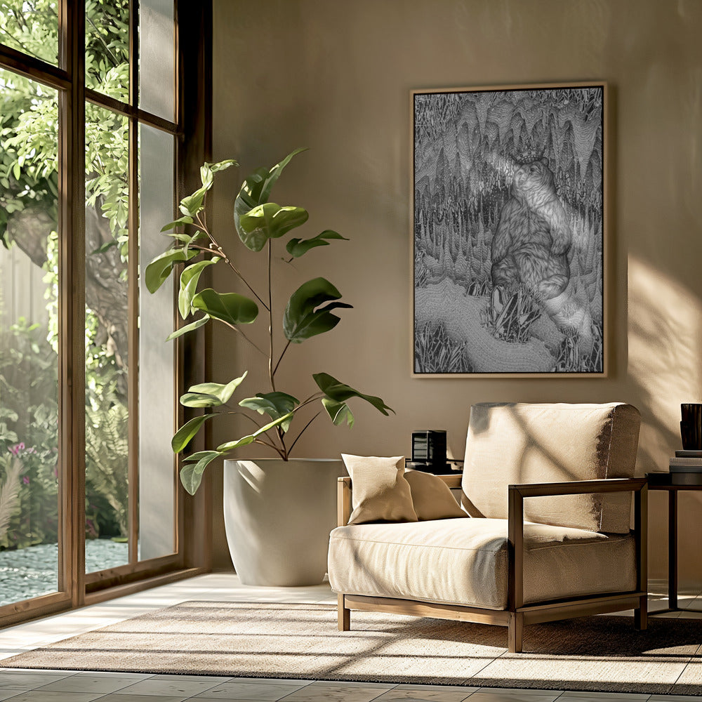 Cave of the Bear King Large | Poster