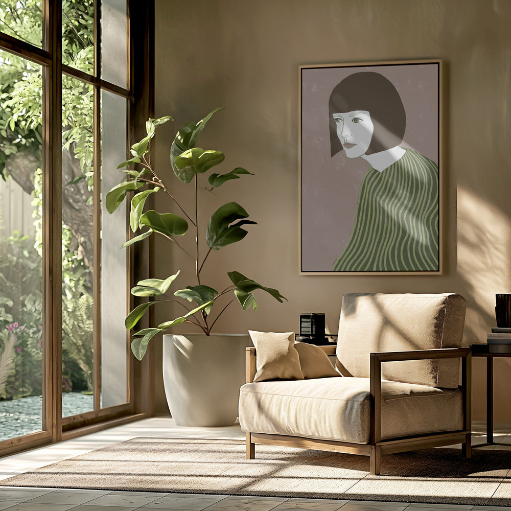 The brunette | Poster