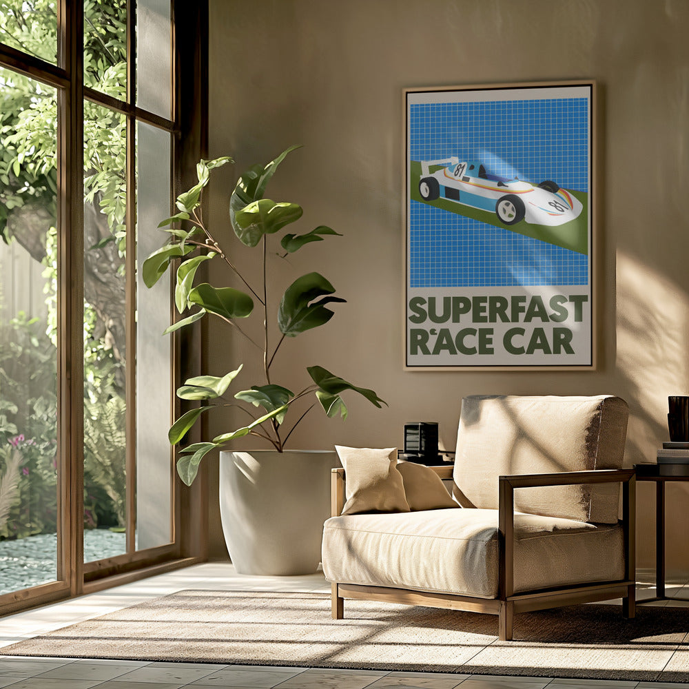 Superfast Race Car | Poster