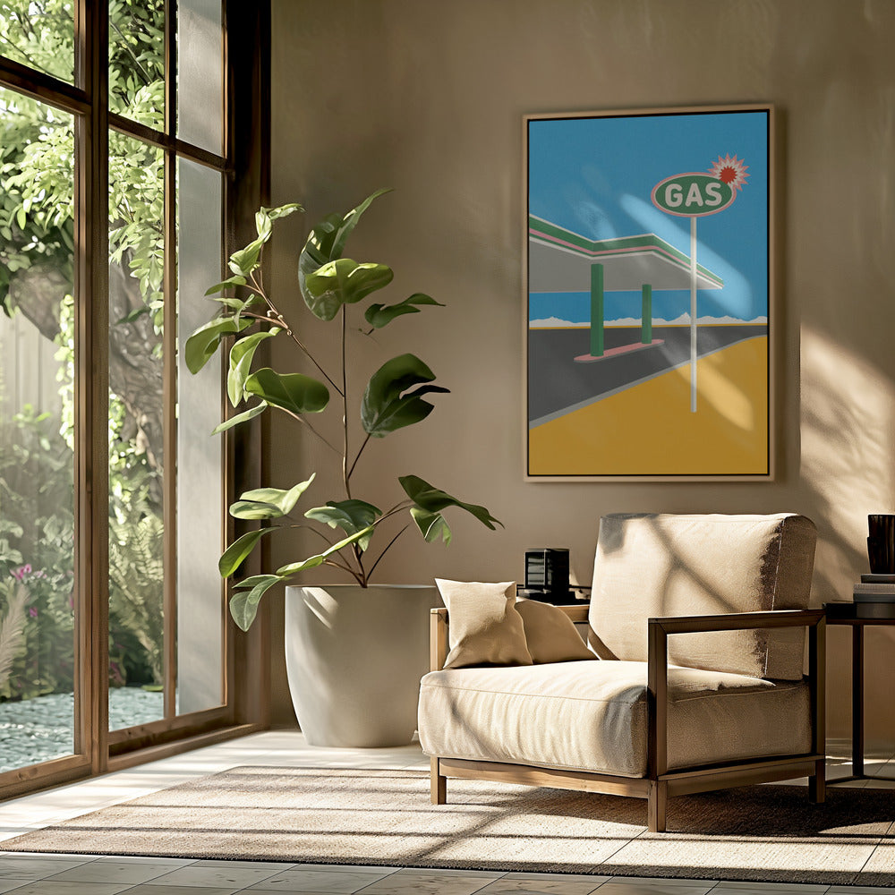 Spark Gas Station | Poster