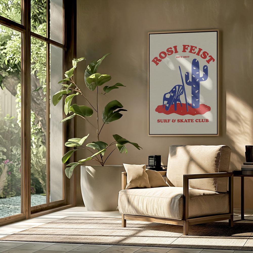 Rosi Feist Surf & Skate Club | Poster