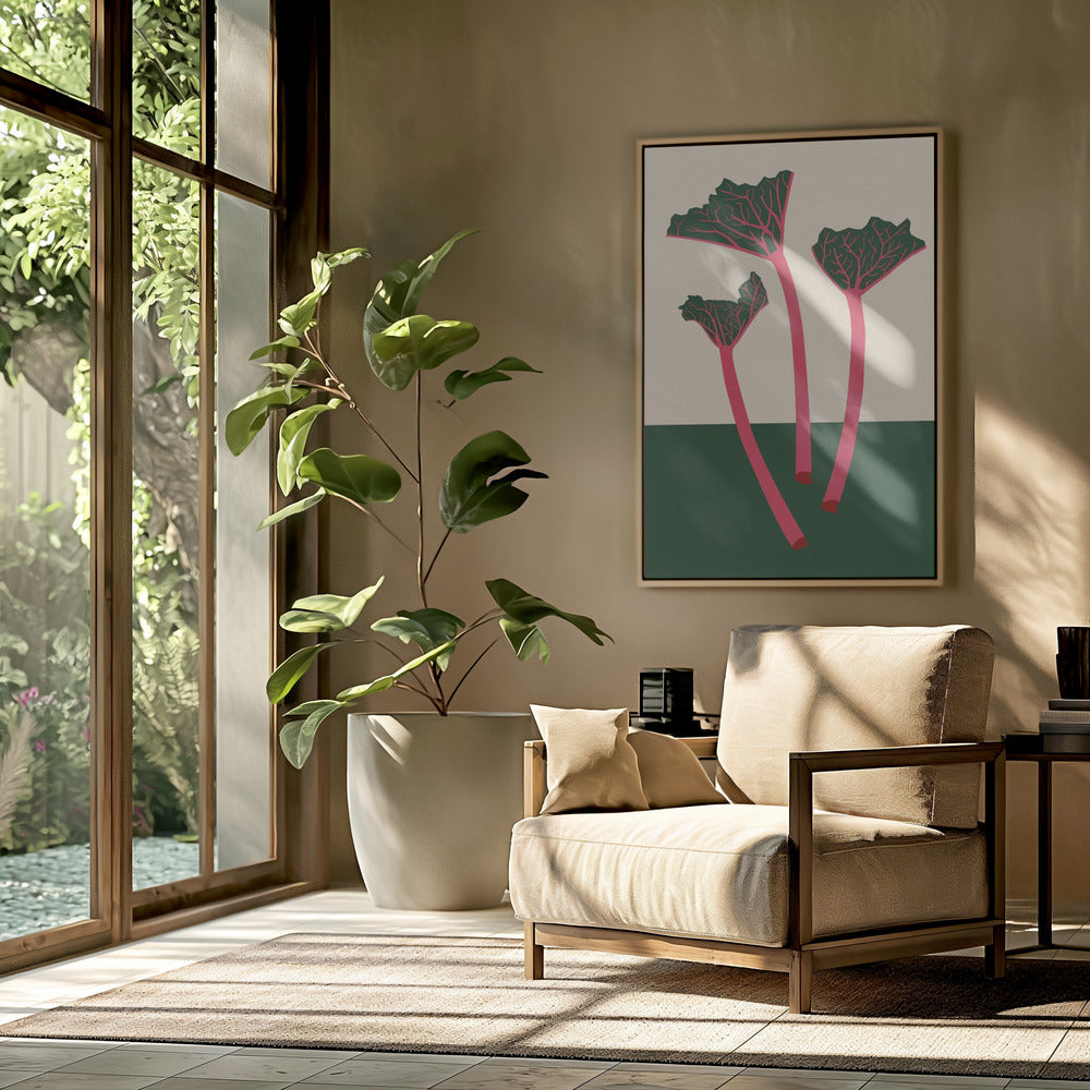 Swedish Garden Rhabarber | Poster