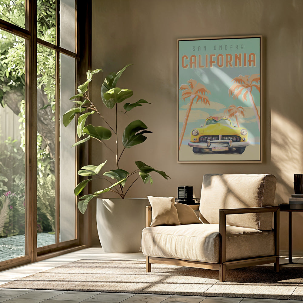 California Surf Poster | Poster