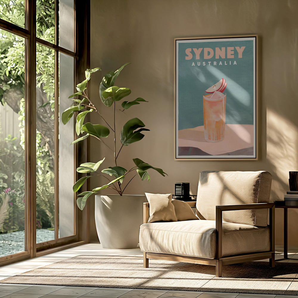 Sydney Australia Cocktail Bar Decor | Poster