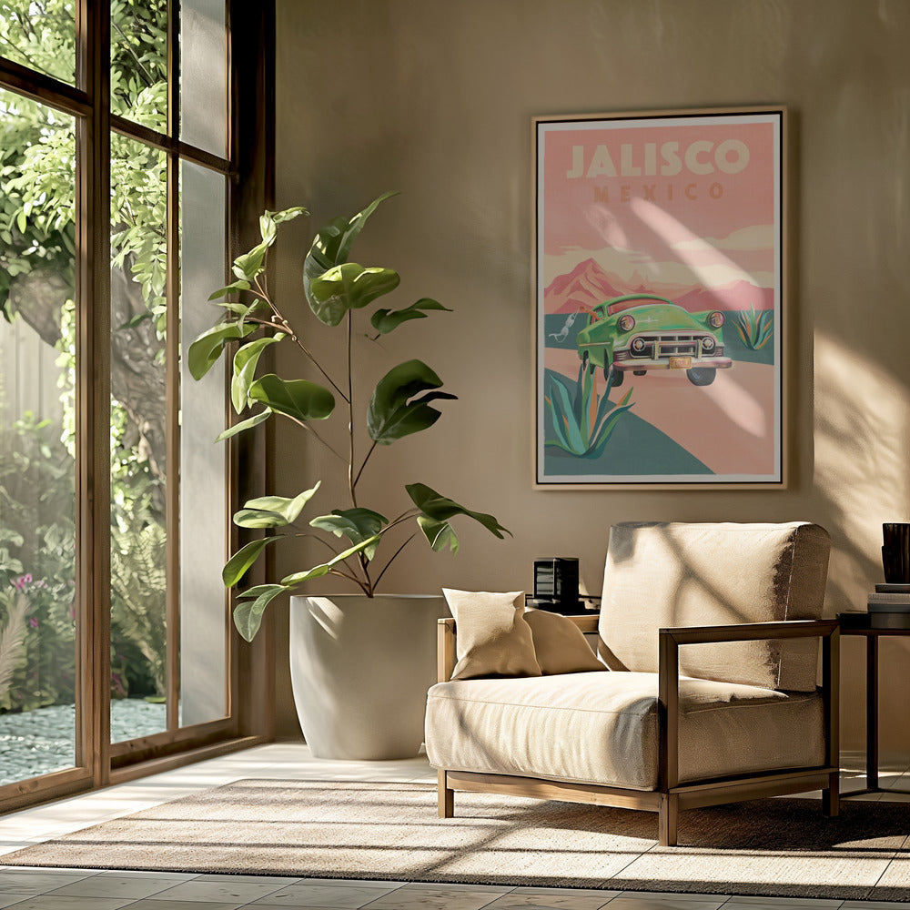 Jalisco Mexico Vintage Travel Poster | Poster