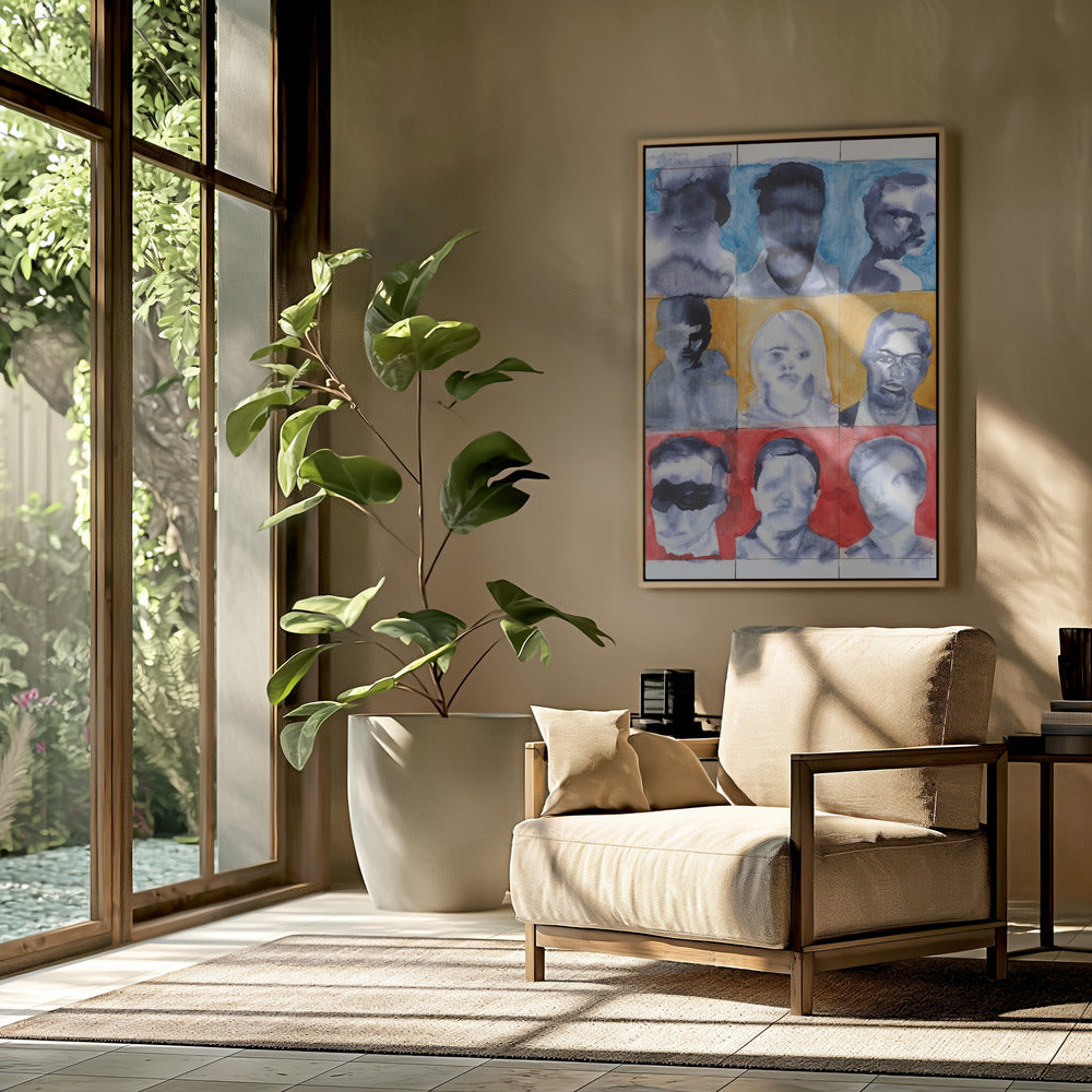 Headshot Grid No. 1 | Poster