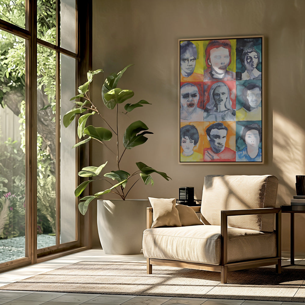 Headshot Grid No. 2 | Poster