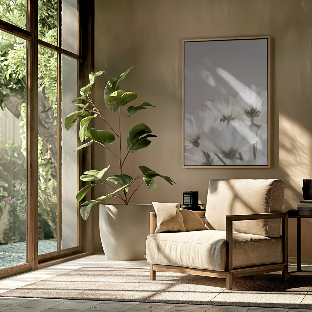 White Flowers 4 | Poster