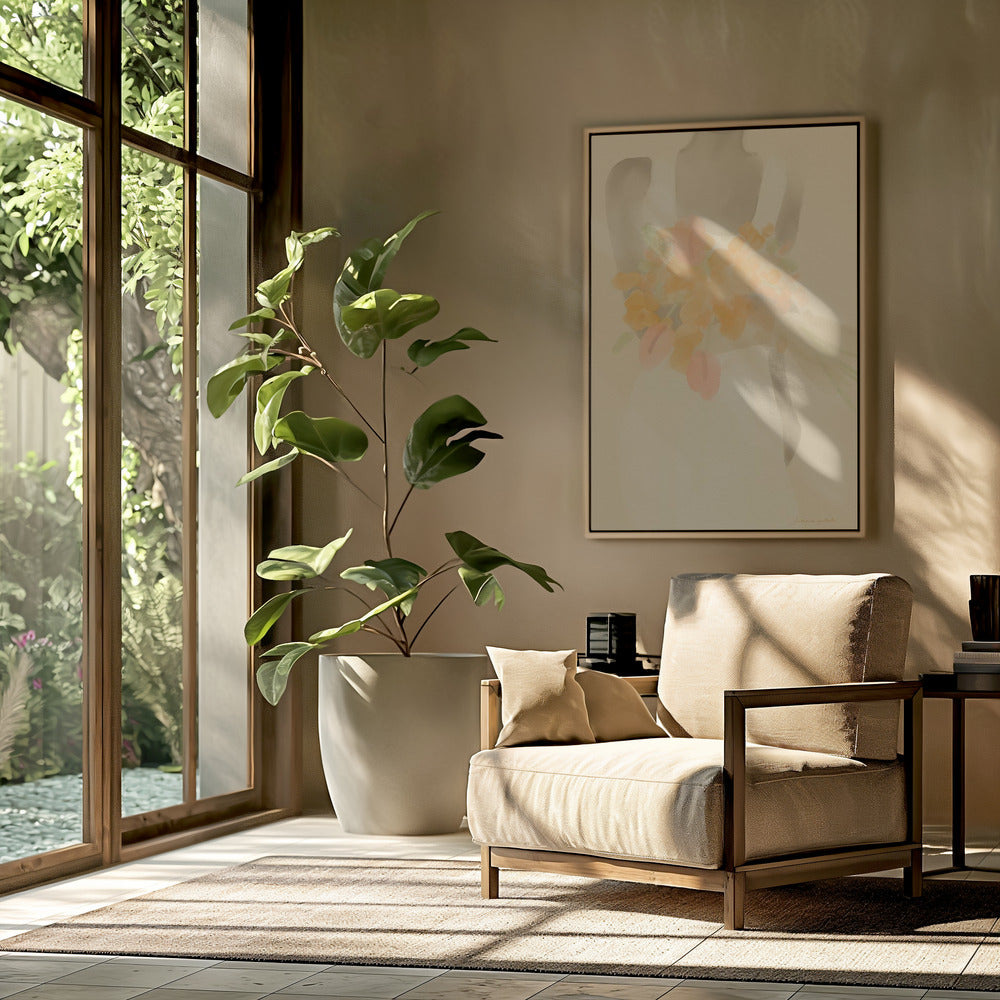 Girl With Orange Flowers | Poster