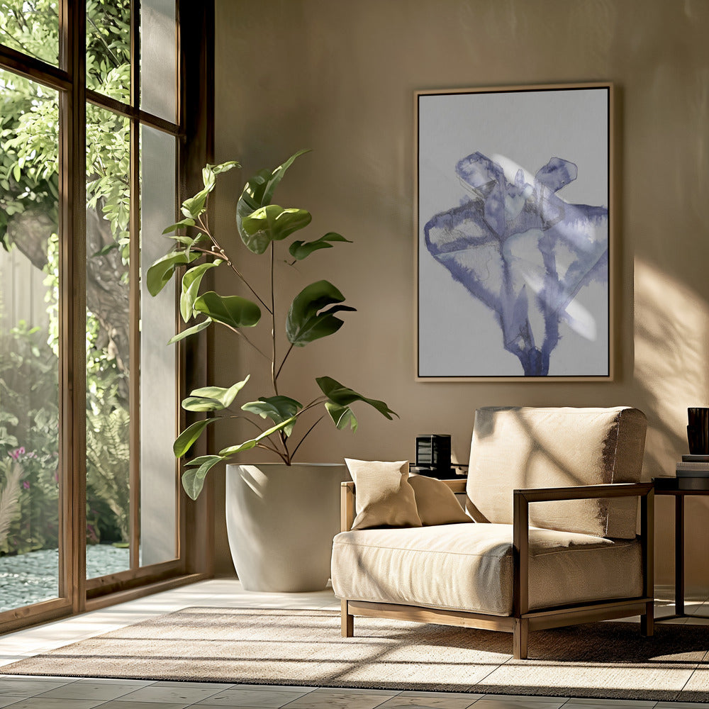 Kampfjet Study (indigo 1) | Poster