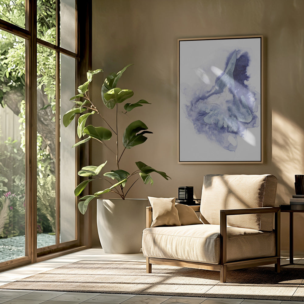 Kampfjet Study (indigo 2) | Poster