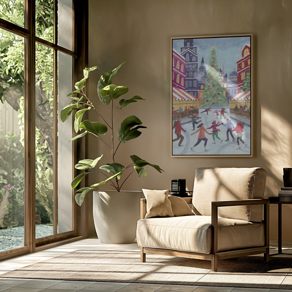 Skating in London | Poster