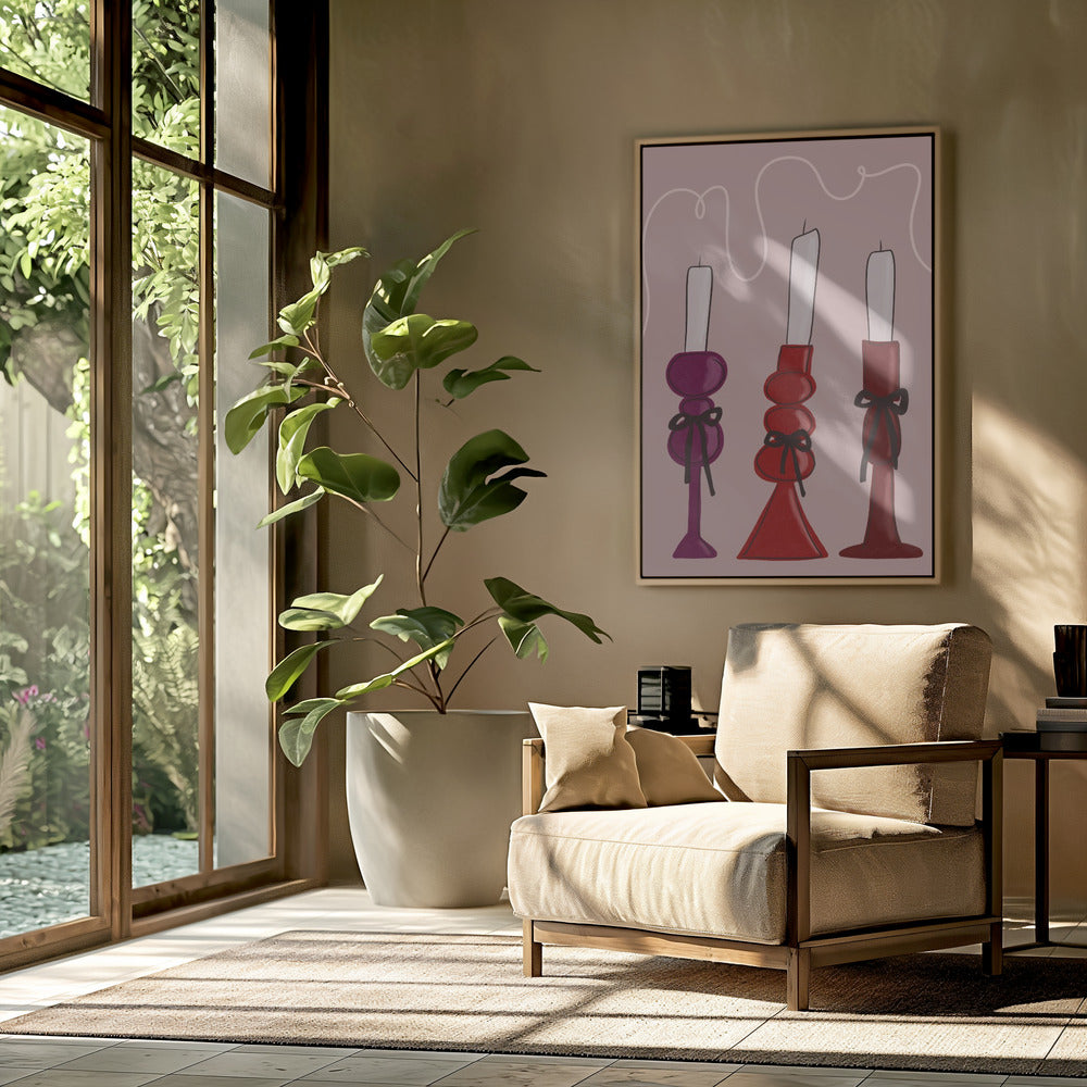 Trio of Candles | Poster