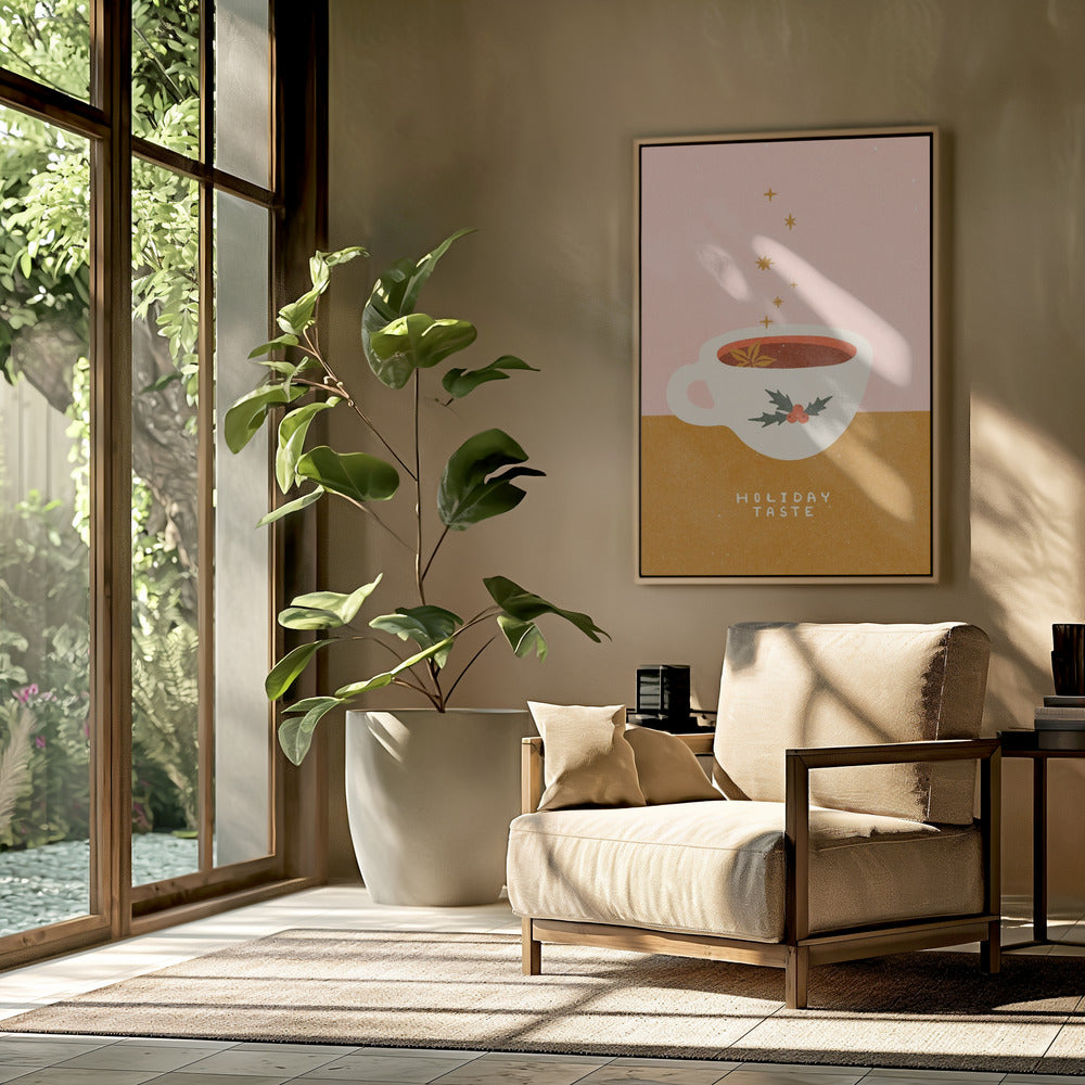 Mulled wine mug. Holiday Taste | Poster