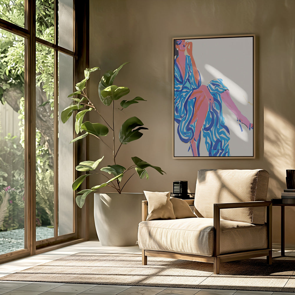 Portrait Woman in robe | Poster