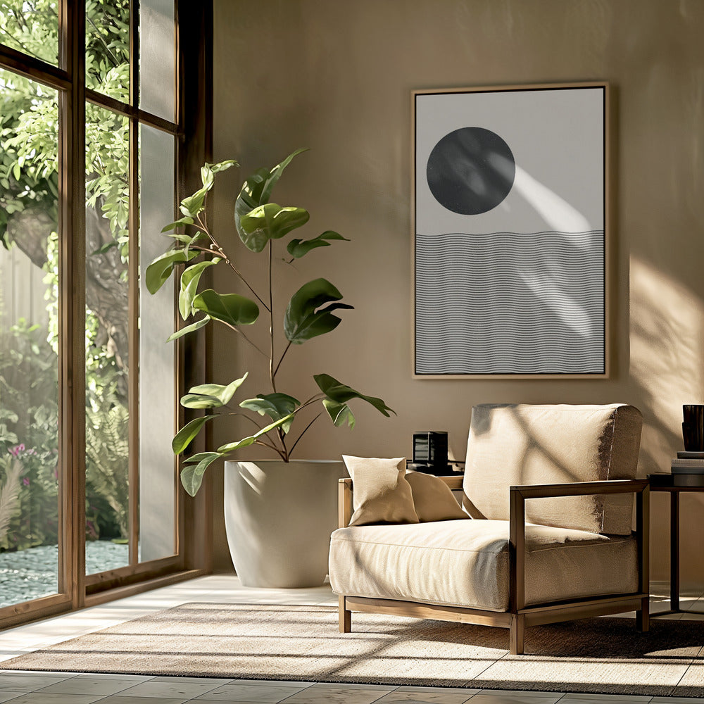 Woodblock Ocean | Poster