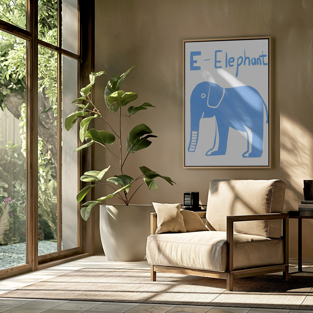 Big Blue Elephant | Poster