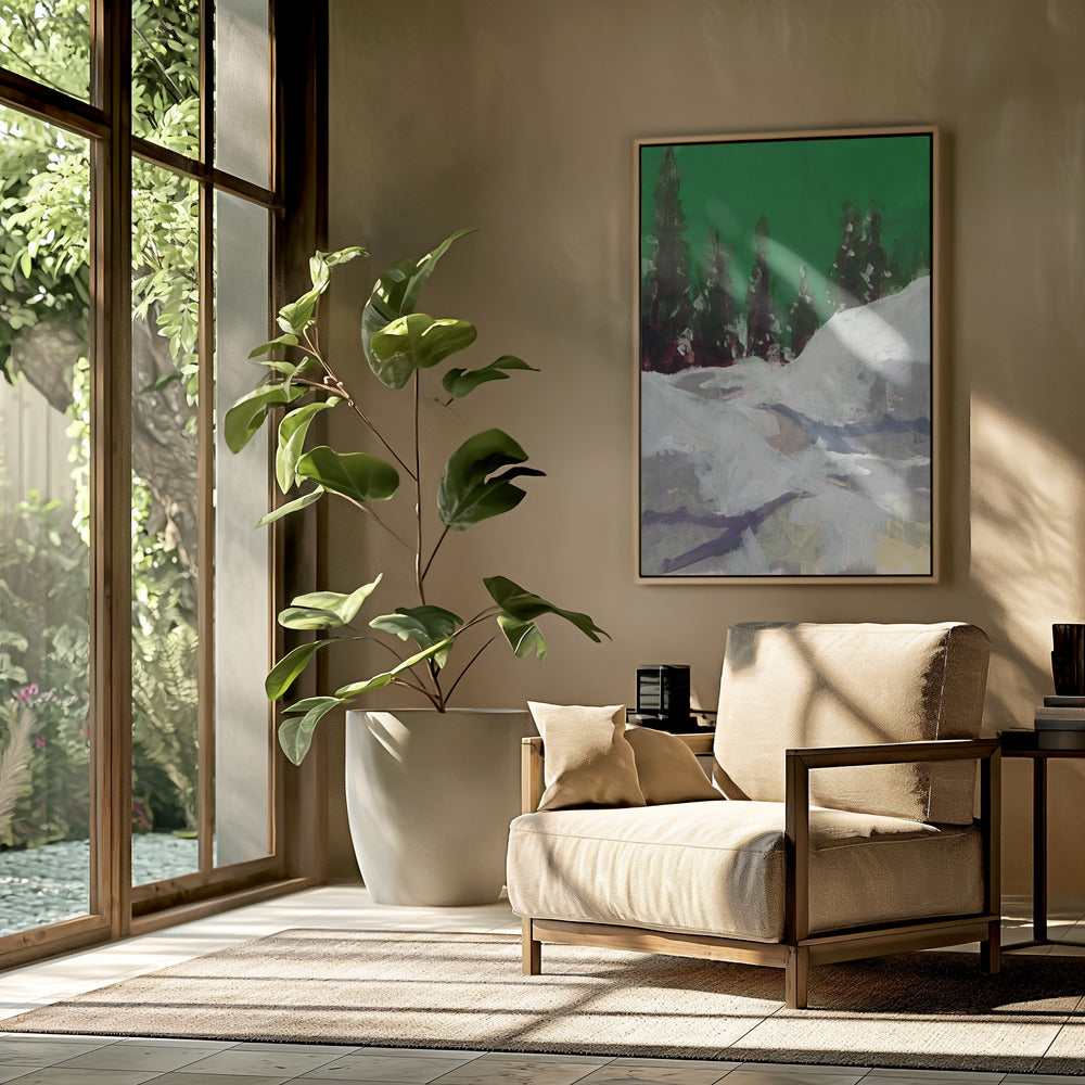 Winter Scene  In the Forest 2 | Poster