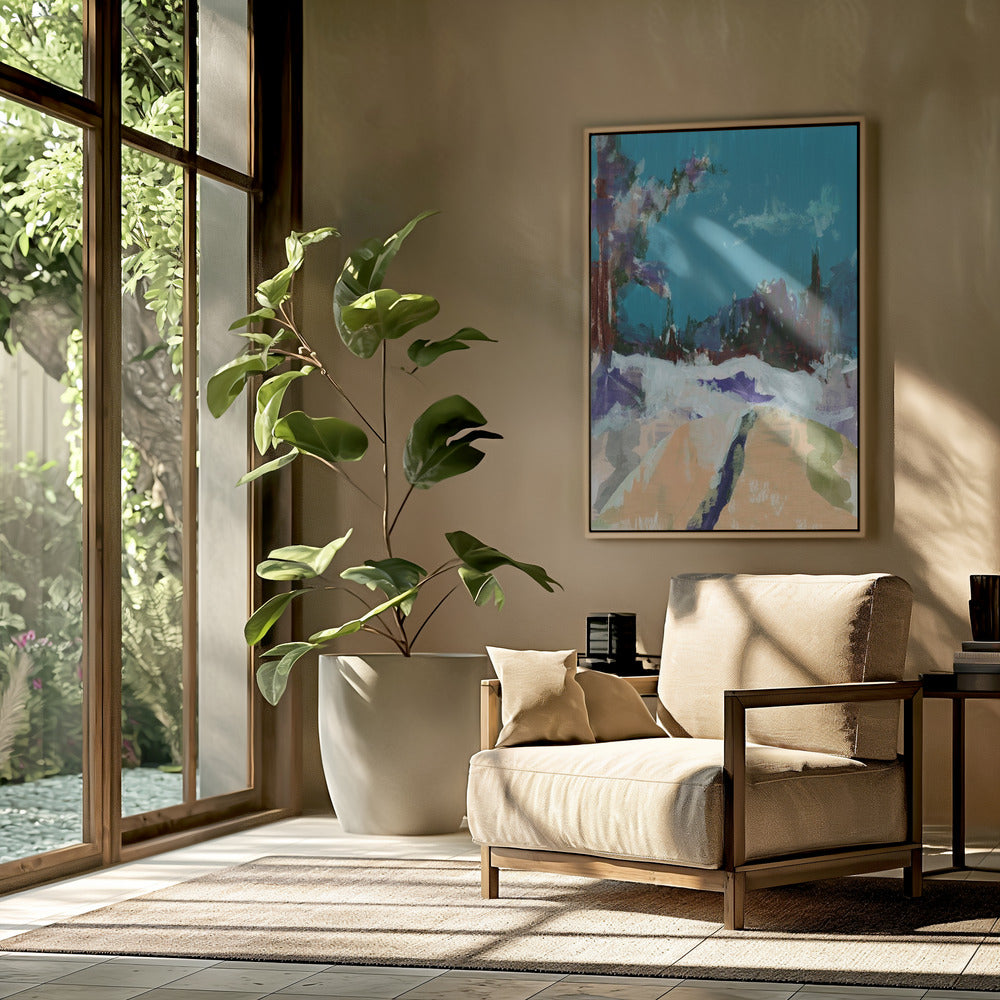 Winter Scene  In the Forest 1 | Poster