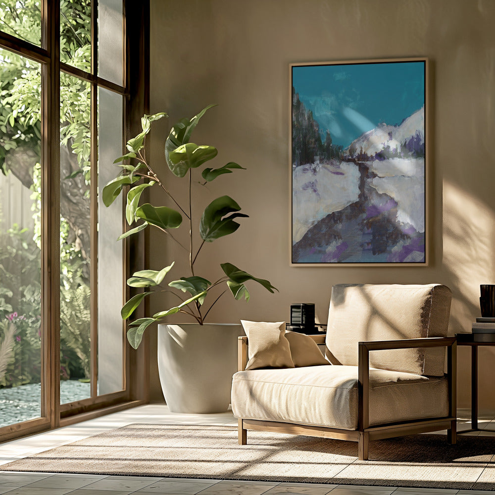 Winter Scene  In the Forest 3 | Poster