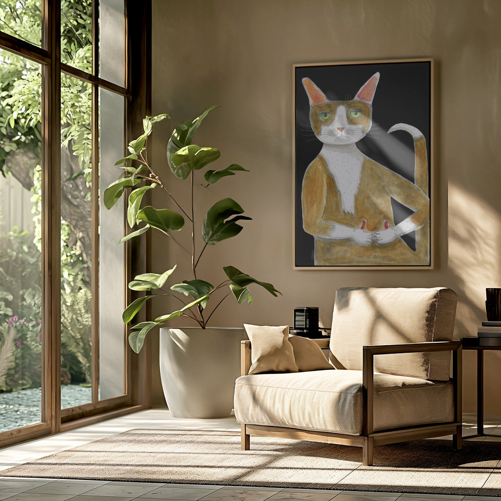 All Ok cat, thumbs up. | Poster