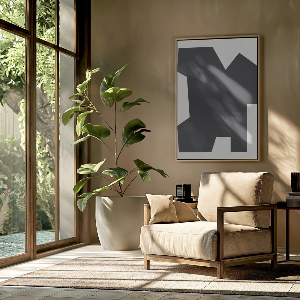 Black and white geometry 6 | Poster