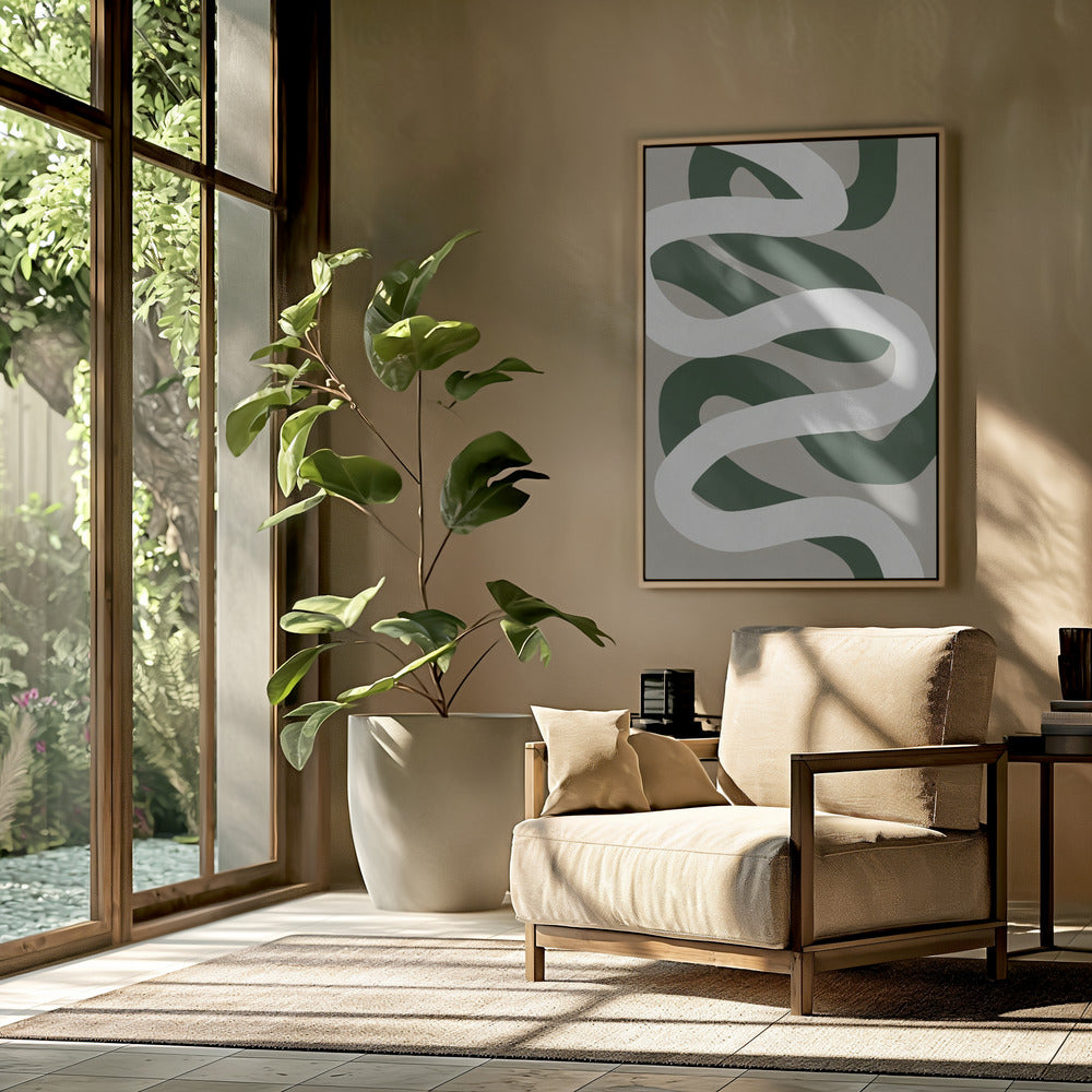 Expressionist curves 3 | Poster