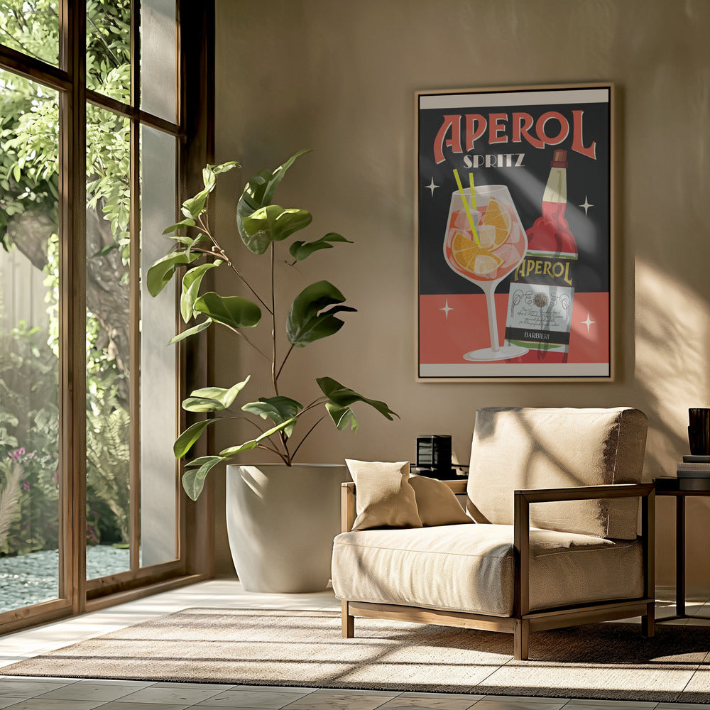 Aperol Spritz_Black | Poster