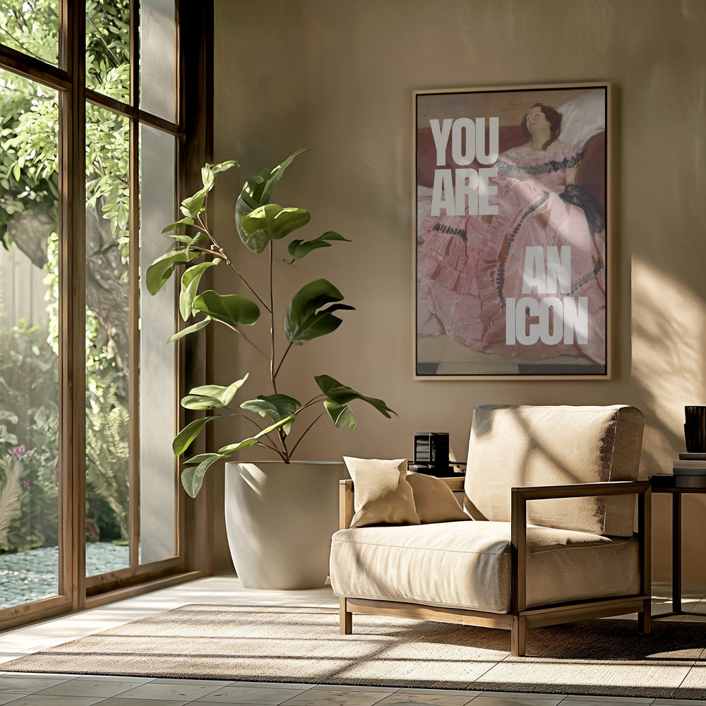 You are an icon | Poster