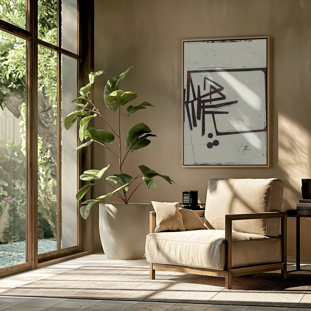 Angular Lines and Dots | Poster