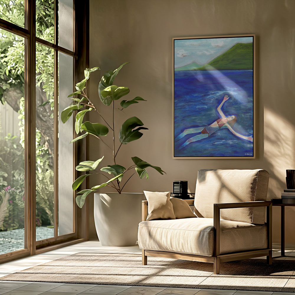 The swimmer | Poster