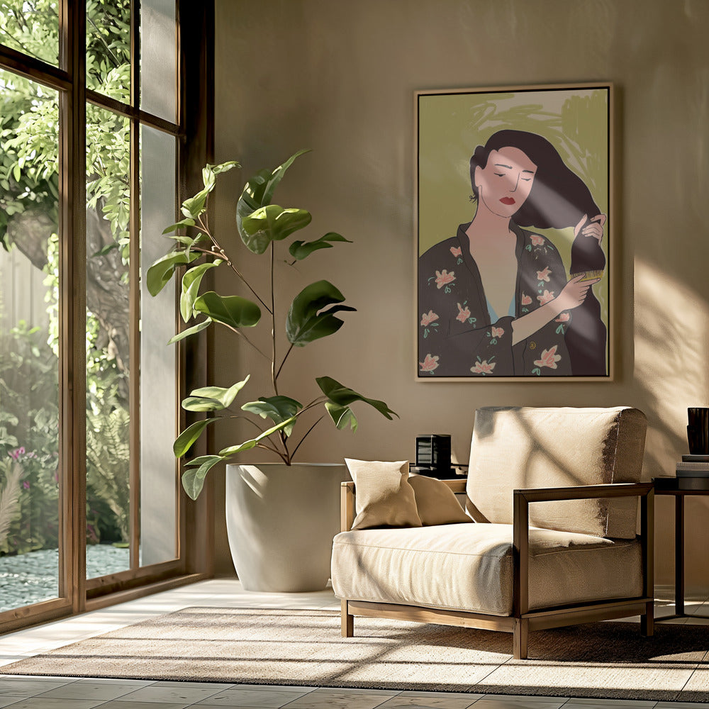 Woman With Long Hair | Poster