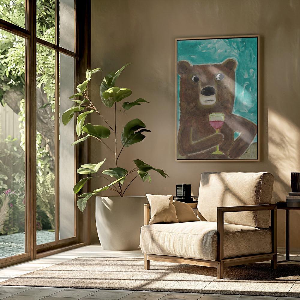 Mr. Bear at the Bar | Poster