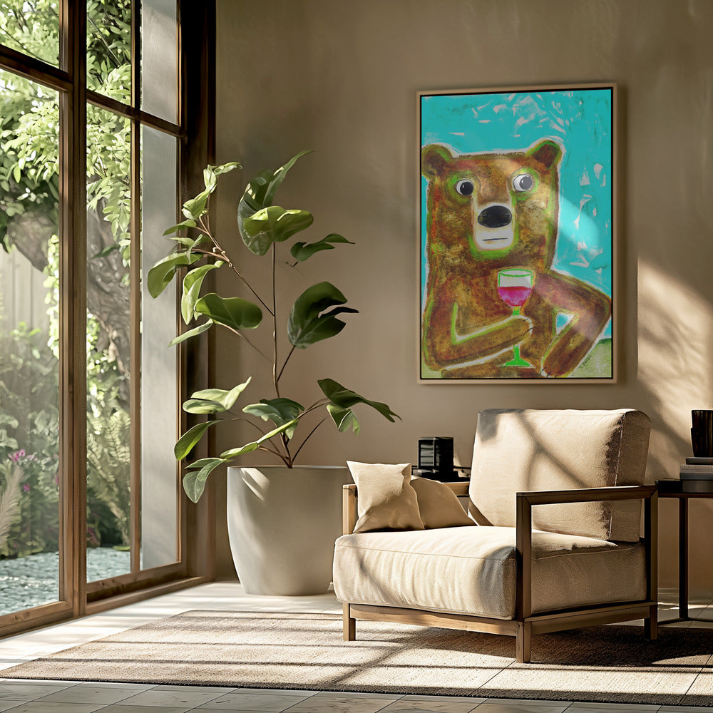 Mr. Bear at the Bar | Poster