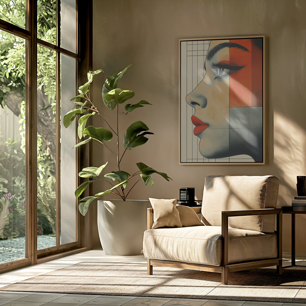 A Woman Face Vintage Poster (3) | Poster