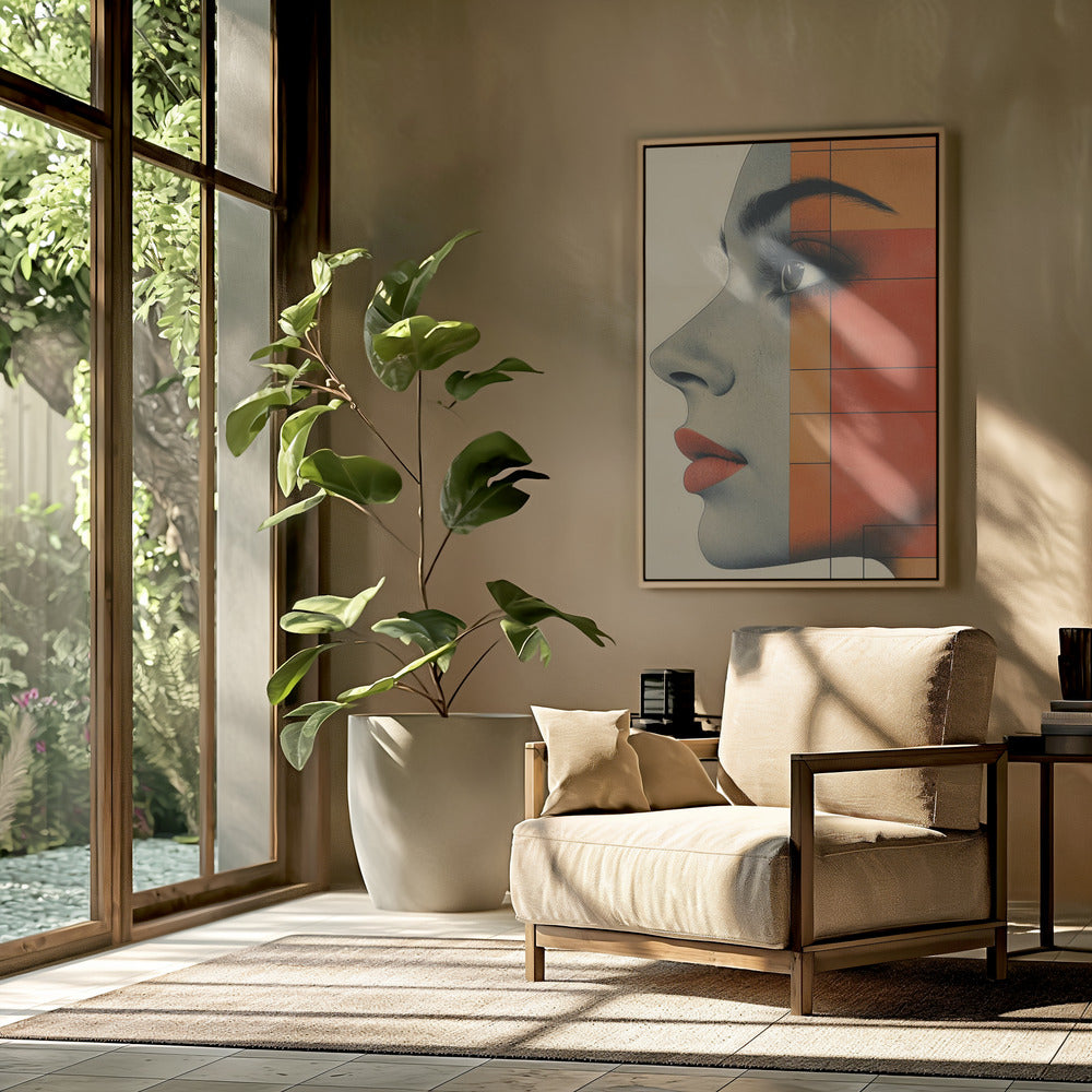 A Woman Face Vintage Poster (4) | Poster