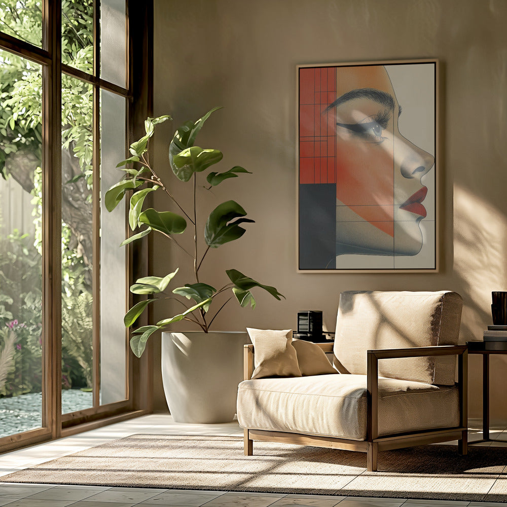 A Woman Face Vintage Poster (8) | Poster