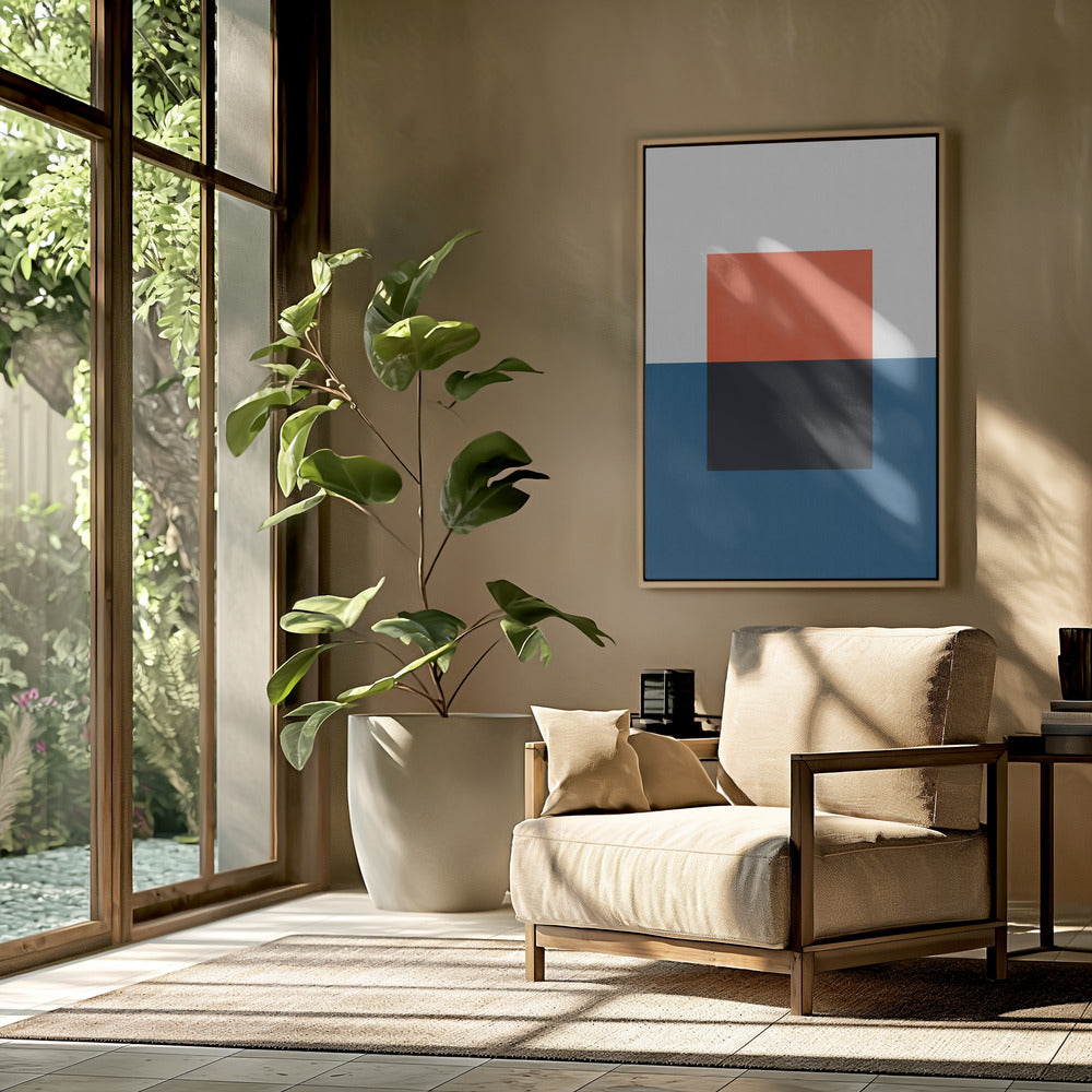 Blue and red 2 | Poster