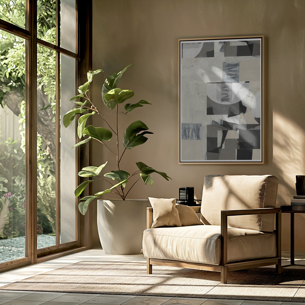 Monochrome Composition No. 3 | Poster