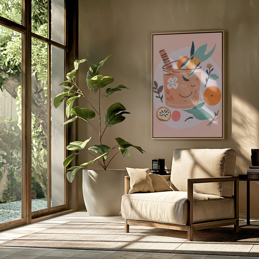 Cinnamon & Orange Cocktail | Poster