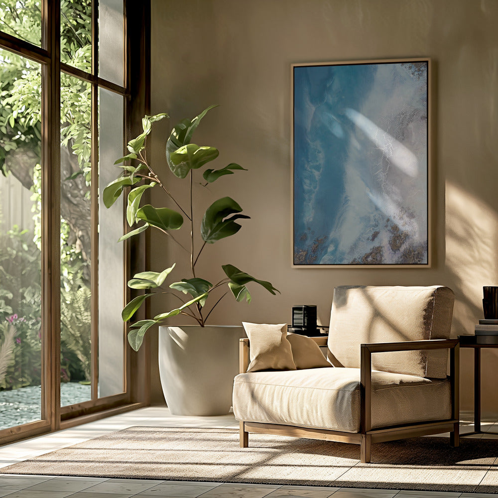 Aerial Beach  - Seaside Whispers 1 | Poster