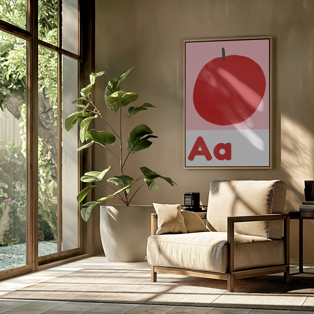 Red Apple Alphabet | Poster