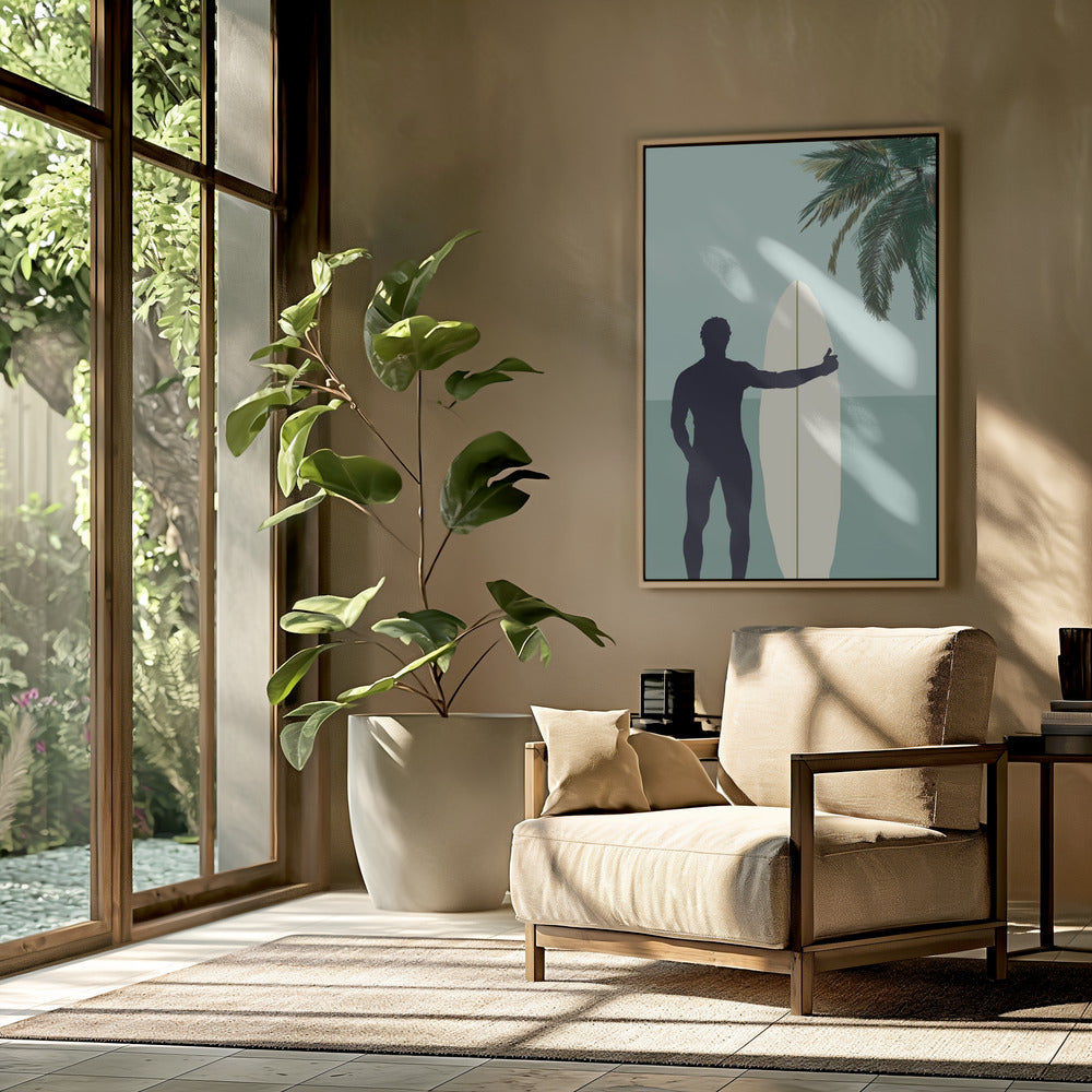 Surf Blue 1 | Poster