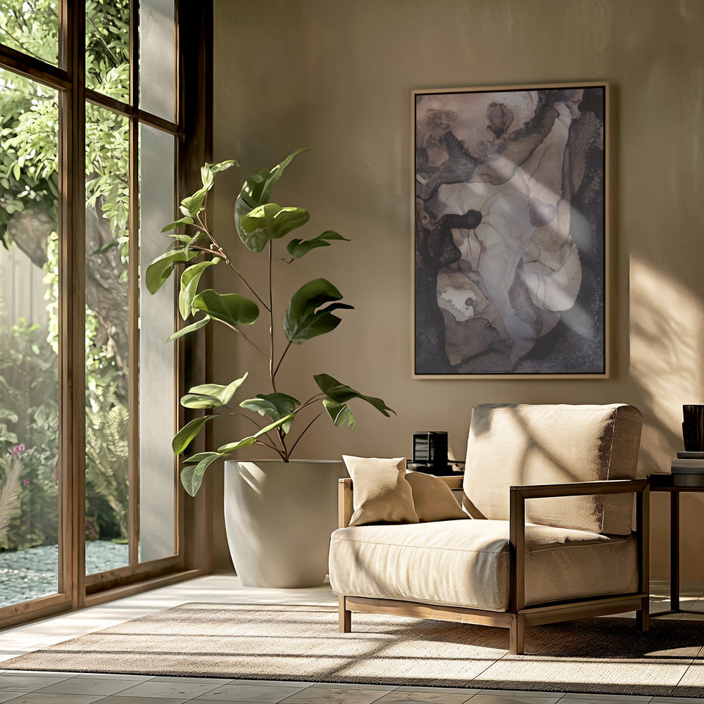 Organic Shapes in Earthy Tones | Poster