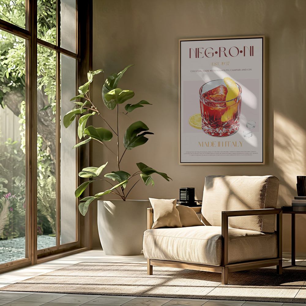 Negroni Delight | Poster